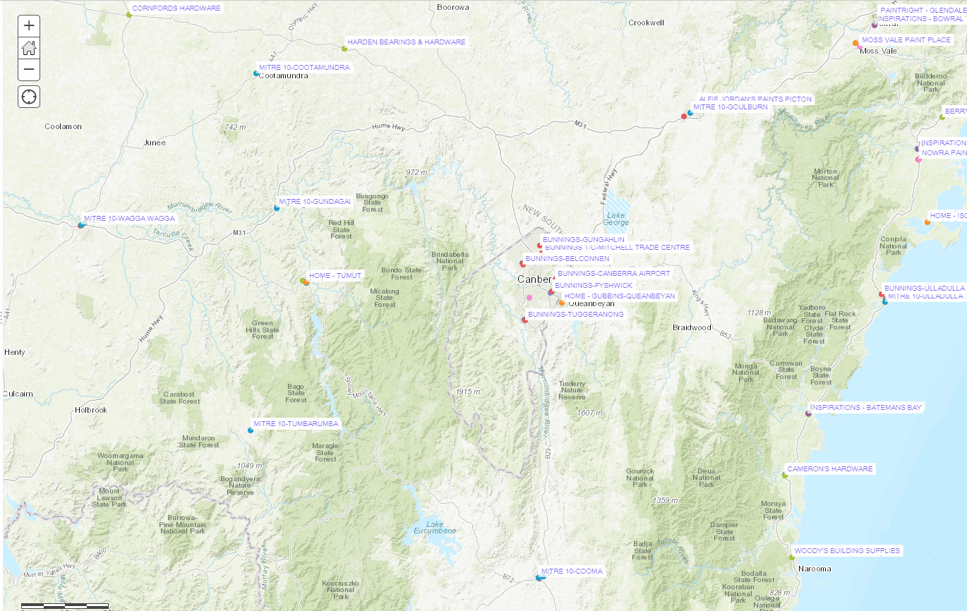 Point labels in AGOL.